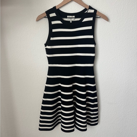 Milly Black and White Skater Dress Size Small - Picture 2 of 7